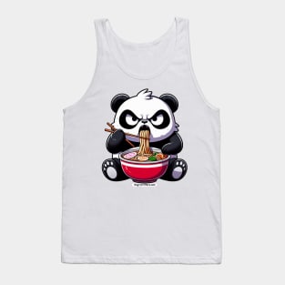 Angry Critters - Panda Eating Ramen Tank Top